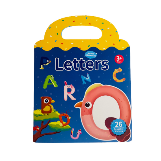 Re-useable Sticker Book | Letters no