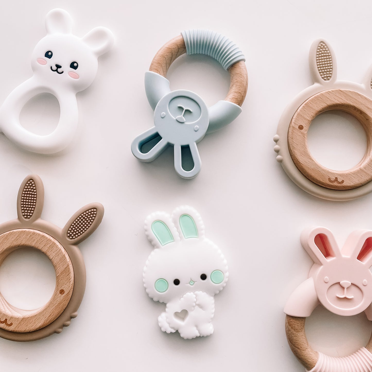 Bunny (mint) | Freezer Teether