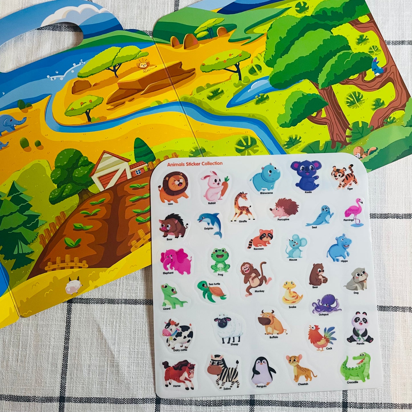Re-useable Sticker Book | Animal