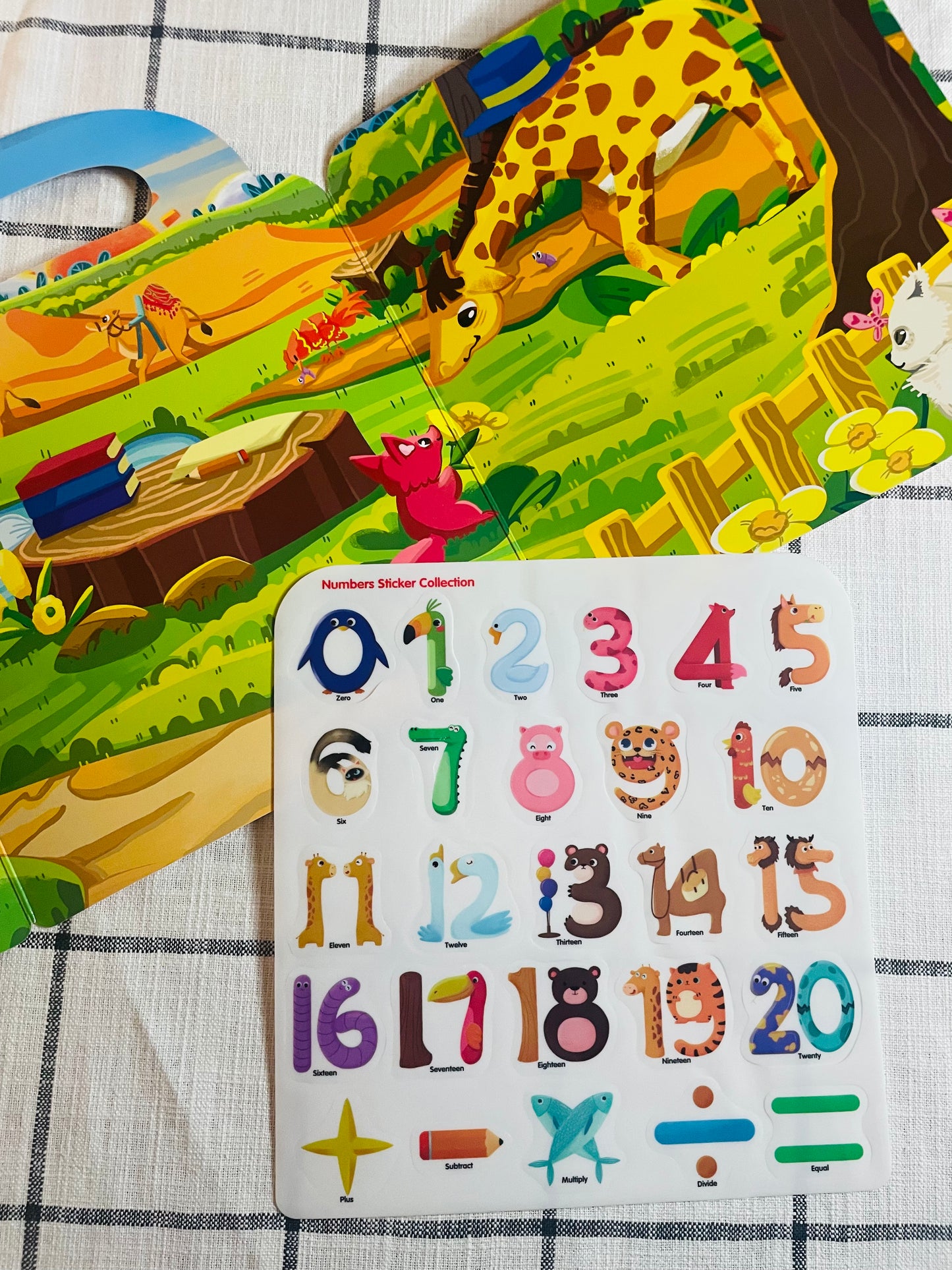 Re-useable Sticker Book | Numbers