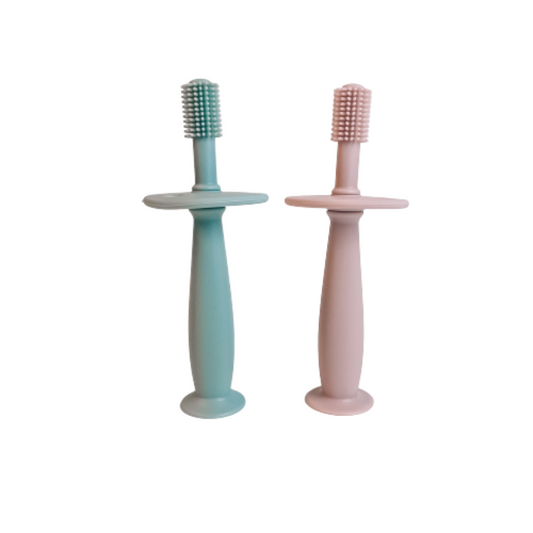 Silicone Toothbrush | 2 Pack Pink