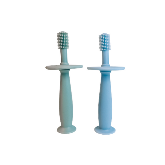 Silicone Toothbrush | 2 Pack Blue