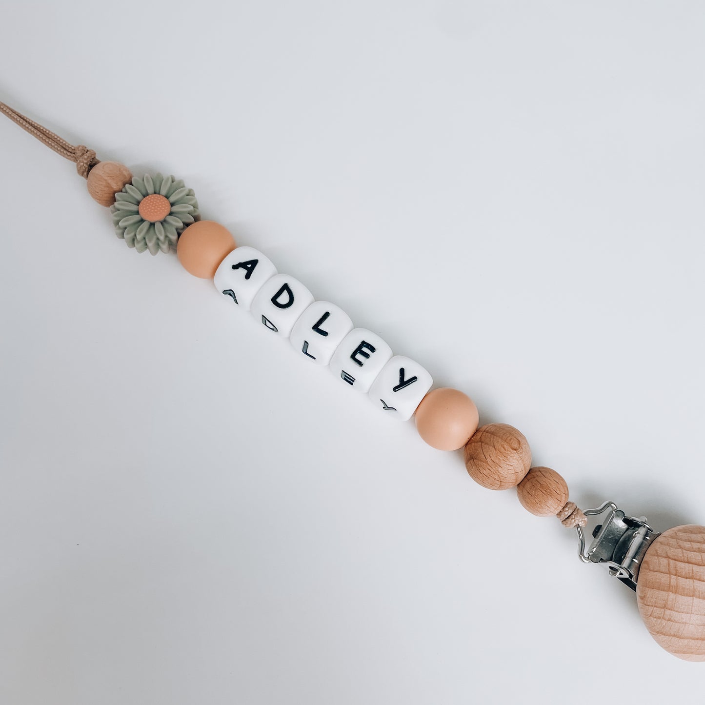 Personalized Clip | Sage Flower