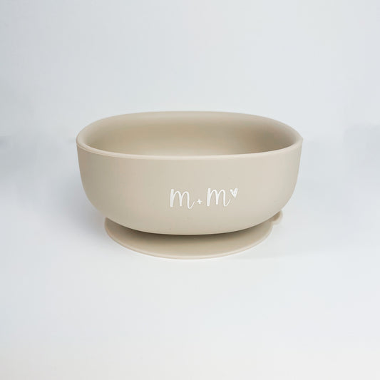 Silicone Suction Bowl | Beige
