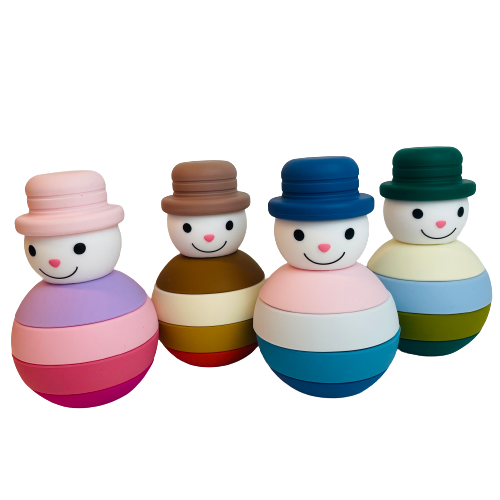 Snowman Stacker | Blue