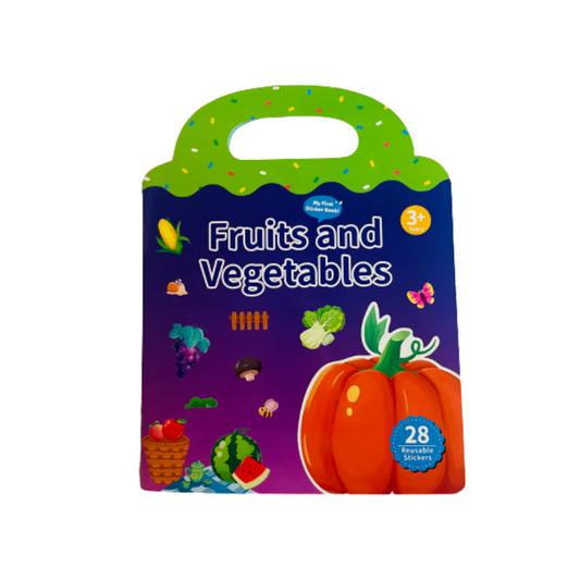 Re-useable Sticker Book | Fruit + Veggie
