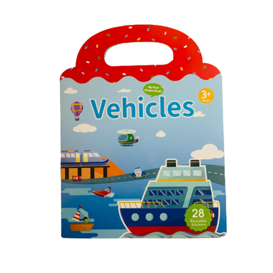 Re-useable Sticker Book | Vehicles