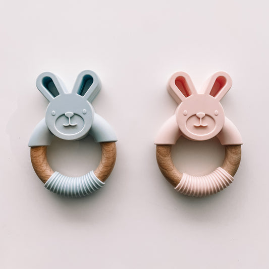 Bunny Silicone + Wood