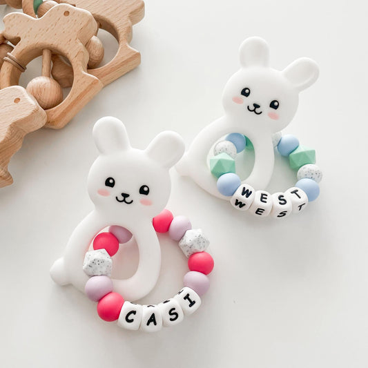 Easter Bunny Name Teether