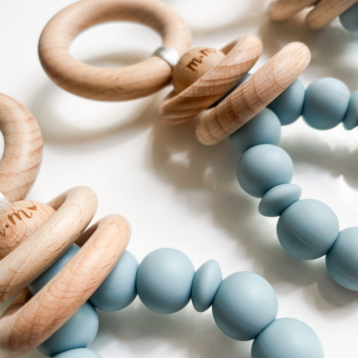 Blue Box Rattle Max Shaker Rattle | Blue – Mae + Me