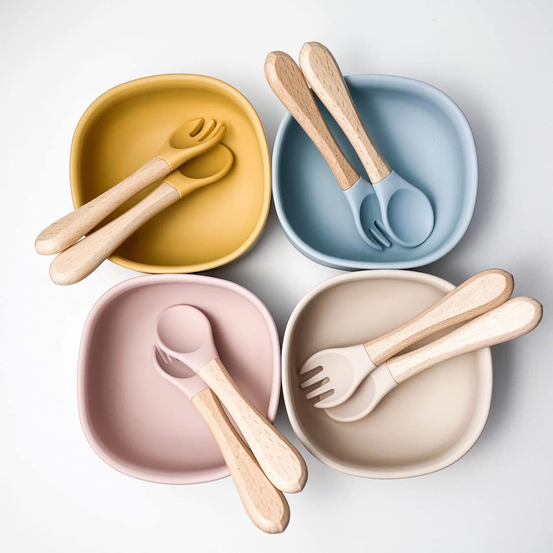 Silicone Suction Bowl | Mustard