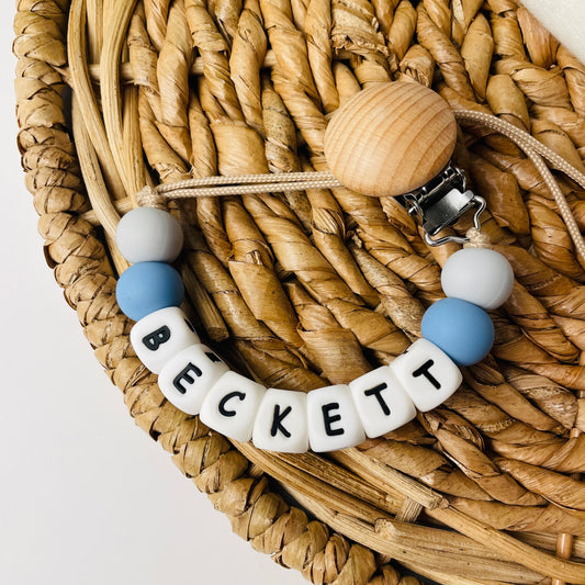 Personalized Paci Clip | 2 colors