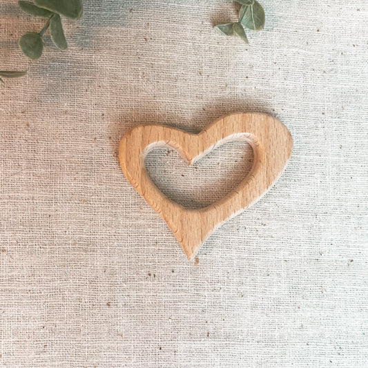 Heart Wood Teether