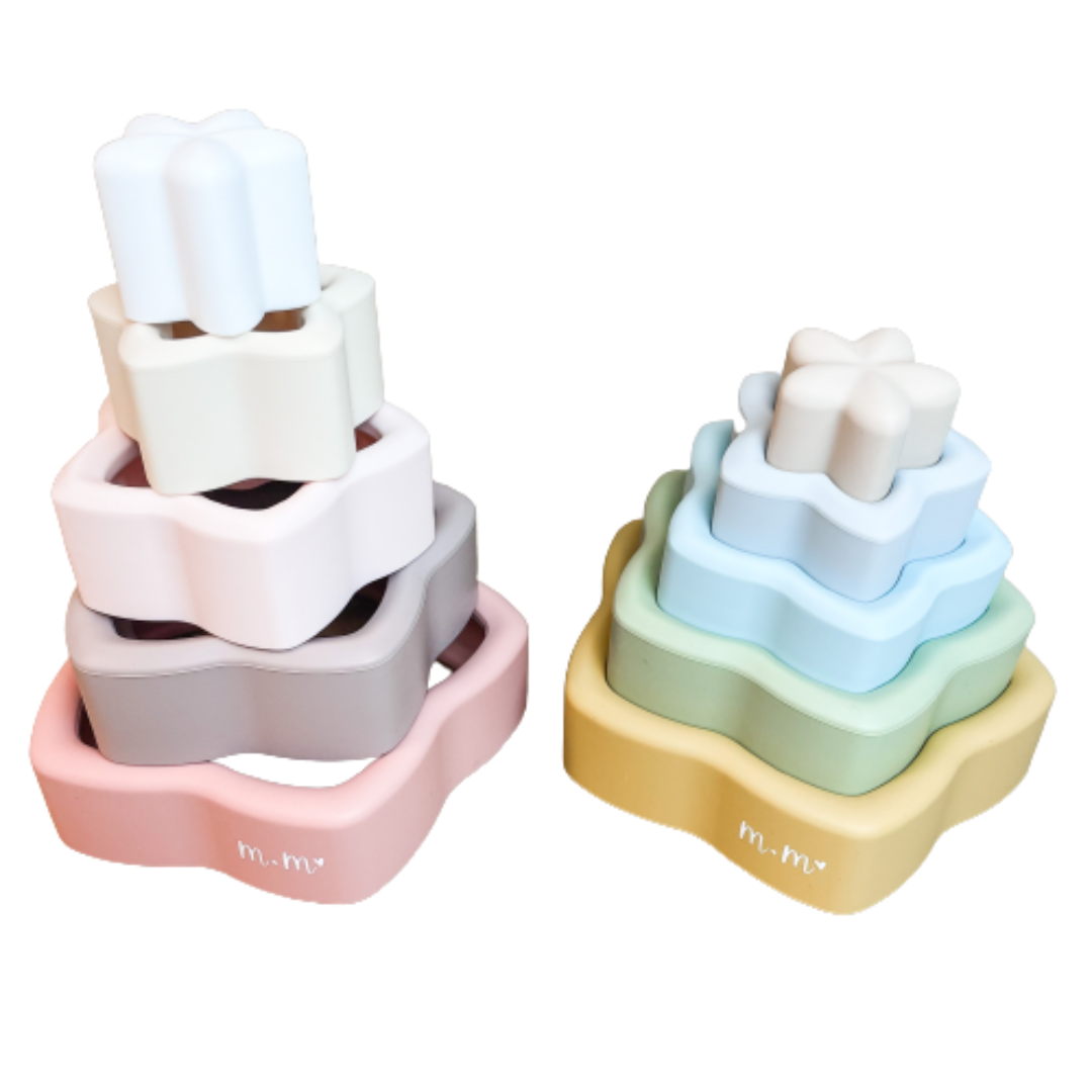 silicone Star Stacking Toy