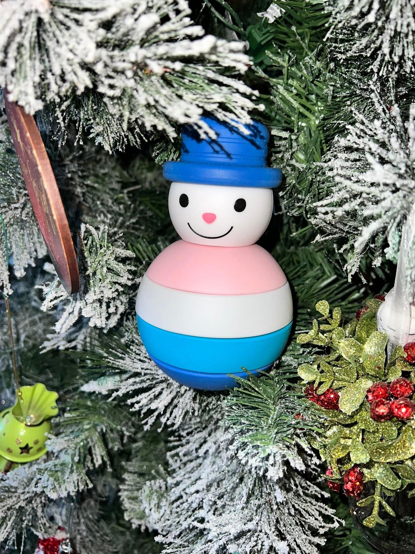 Snowman Stacker | Blue