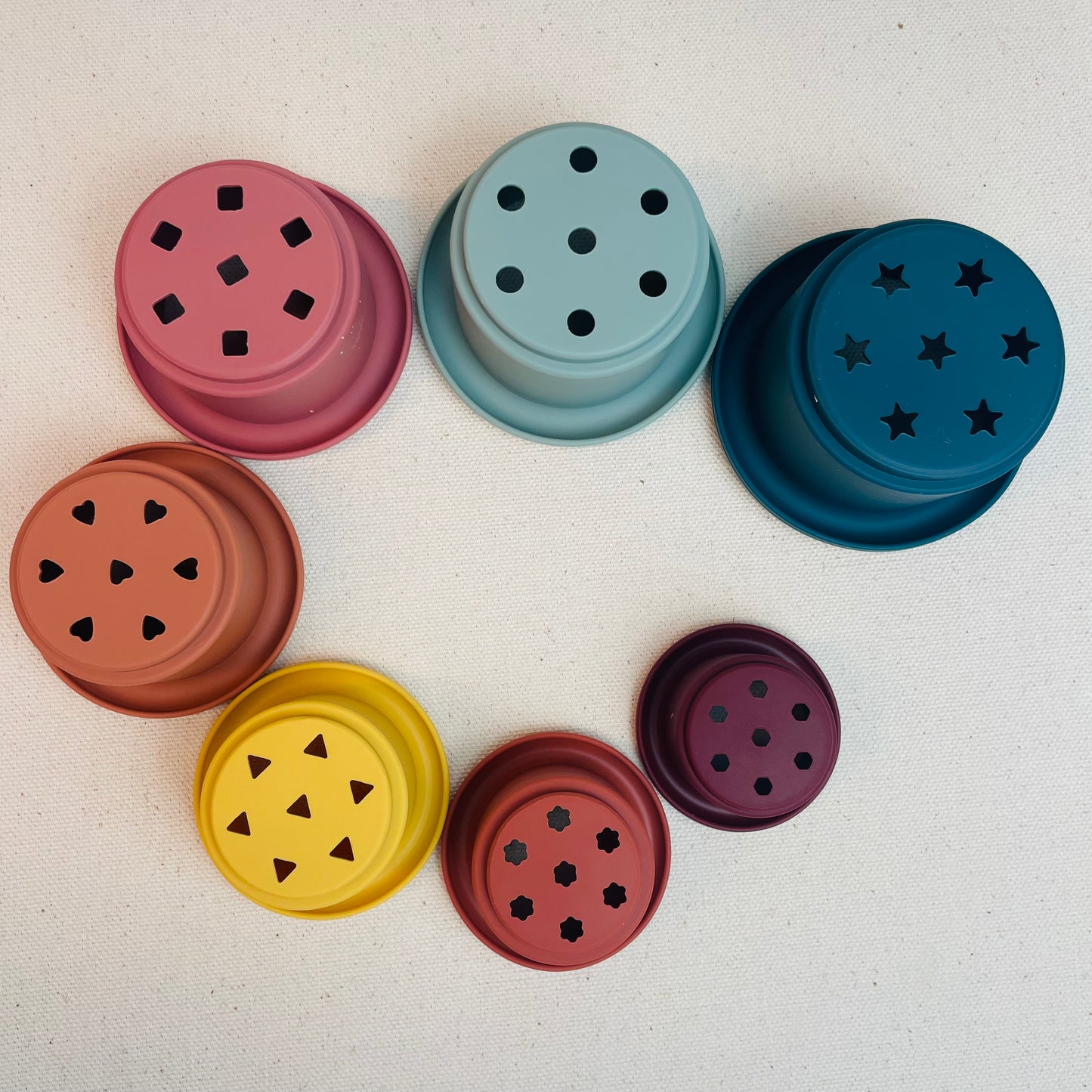 Silicone Stacking Cups | Tuscan