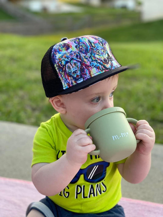 Green Silicone 4-in-1 Cup