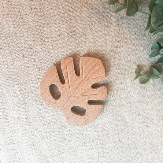 Monstera Wood Teether