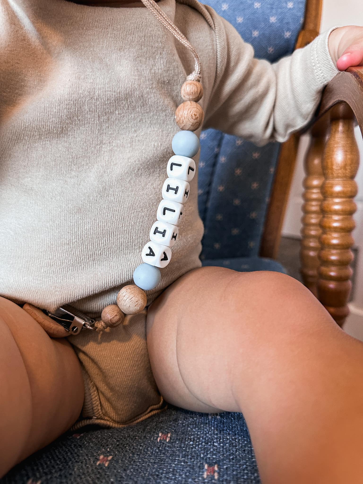 personalized pacifier clip baby gift